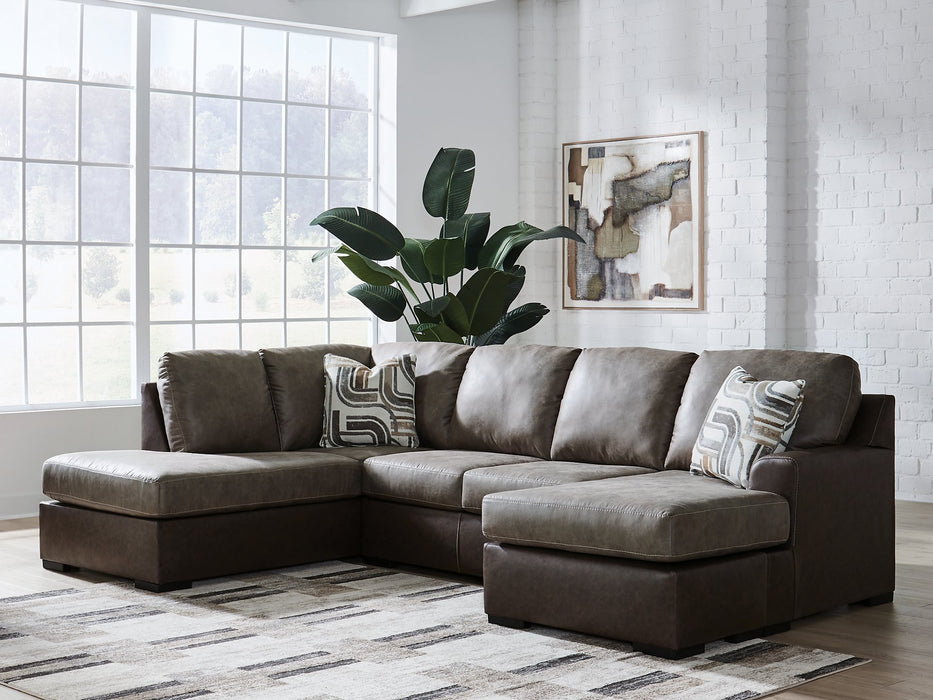 Castille Way Sleeper Sectional with Chaise - Plourde Furniture Co (Caribou, ME)