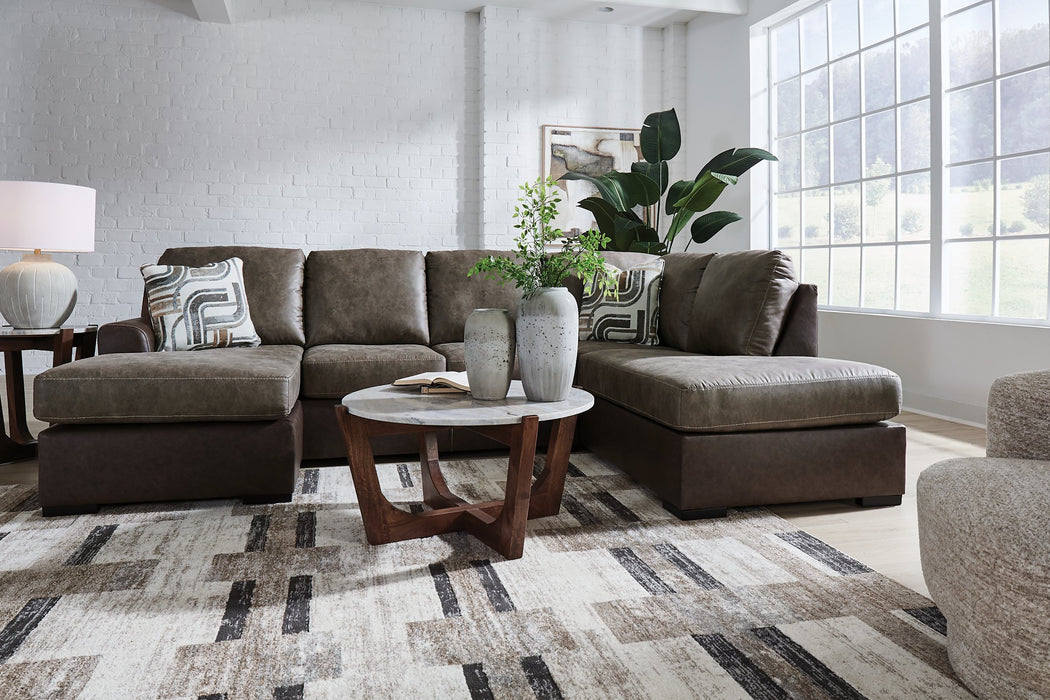 Castille Way Sleeper Sectional with Chaise - Plourde Furniture Co (Caribou, ME)