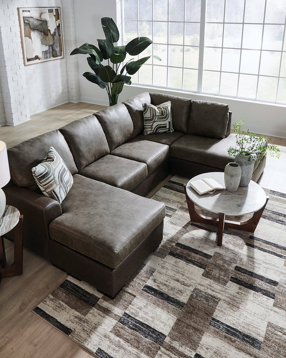 Castille Way Sectional with Chaise - Plourde Furniture Co (Caribou, ME)