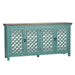Kensington 4 Door Accent Cabinet in Turquoise image