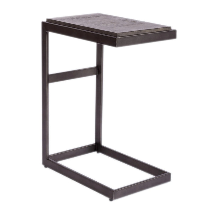 Modern View Laptop Table in Gray image