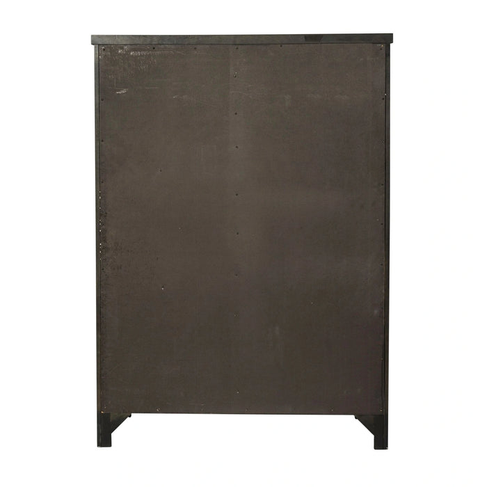 Thornwood Hills Sliding Door Chest in Rock Beaten Gray image