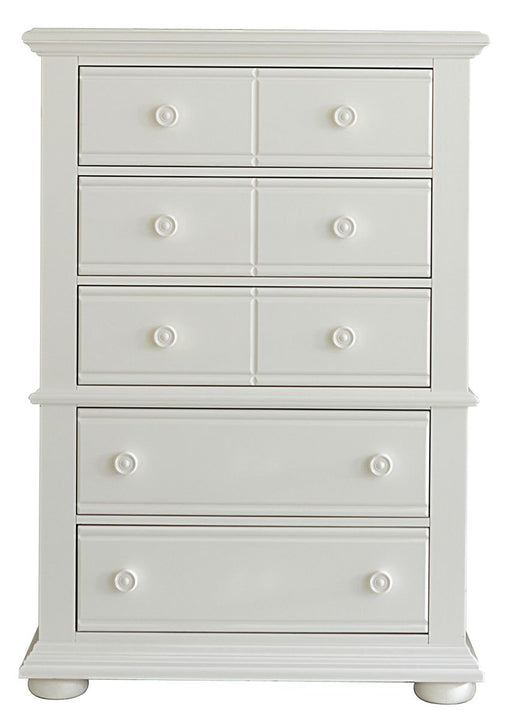 Liberty Furniture Summer House 5 Drawer Chest in Oyster White image
