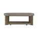 Affinity Cocktail Table in Dusty Taupe with Concrete Top image