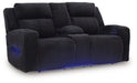 Forest Lake Power Reclining Loveseat with Console - Plourde Furniture Co (Caribou, ME)