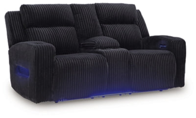 Forest Lake Power Reclining Loveseat with Console - Plourde Furniture Co (Caribou, ME)