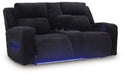 Forest Lake Power Reclining Loveseat with Console - Plourde Furniture Co (Caribou, ME)