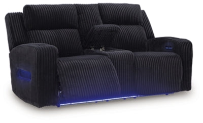 Forest Lake Power Reclining Loveseat with Console - Plourde Furniture Co (Caribou, ME)