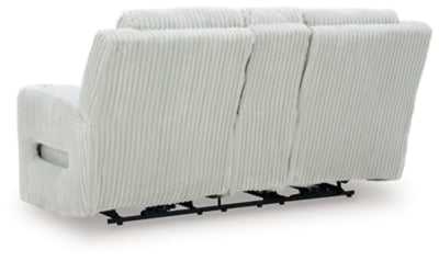 Forest Lake Power Reclining Loveseat with Console - Plourde Furniture Co (Caribou, ME)