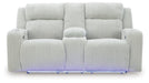 Forest Lake Power Reclining Loveseat with Console - Plourde Furniture Co (Caribou, ME)