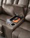 Lowilla Reclining Loveseat with Console - Plourde Furniture Co (Caribou, ME)