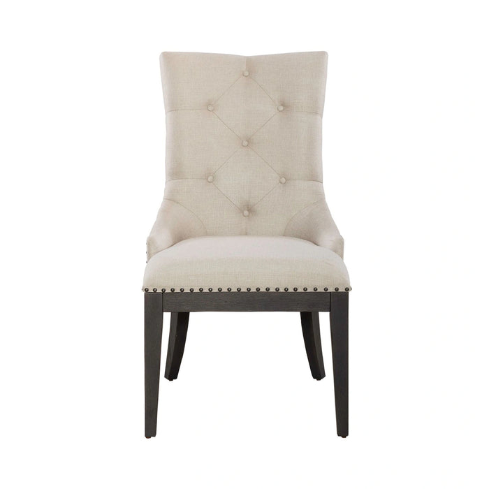 Americana Farmhouse Uph Shelter Side Chair- Black (RTA) image