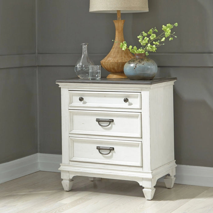 Allyson Park Panel Bed, Dresser & Mirror, Night Stand image
