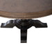 Americana Farmhouse Single Pedestal Table Base- Black image