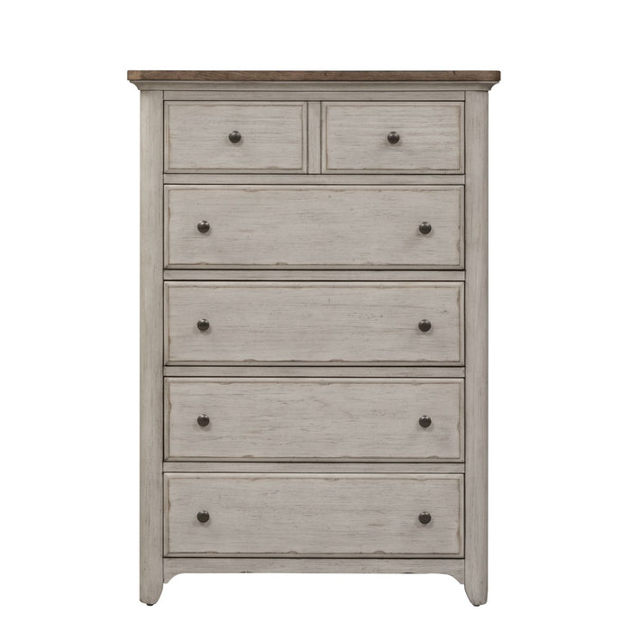 Farmhouse Reimagined King Poster Bed, Dresser & Mirror, Chest