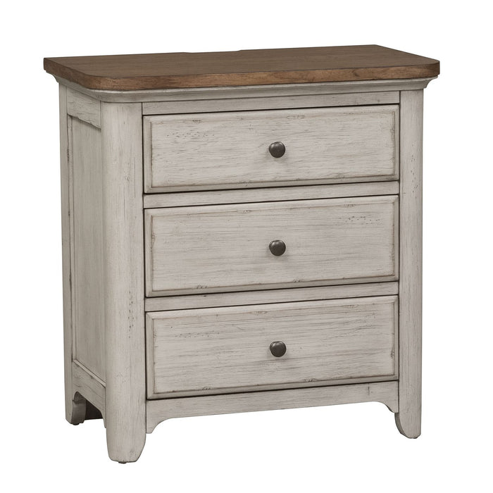 Farmhouse Reimagined King Sleigh Bed, Dresser & Mirror, Night Stand - Plourde Furniture Co (Caribou, ME)