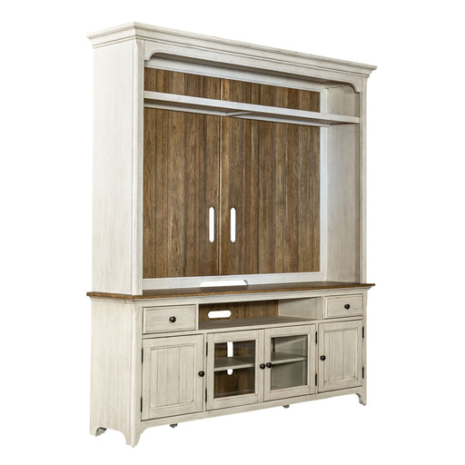 Farmhouse Reimagined Opt Entertainment Center - Plourde Furniture Co (Caribou, ME)