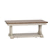 Farmhouse Reimagined Rectangular Cocktail Table in Antique White - Plourde Furniture Co (Caribou, ME)