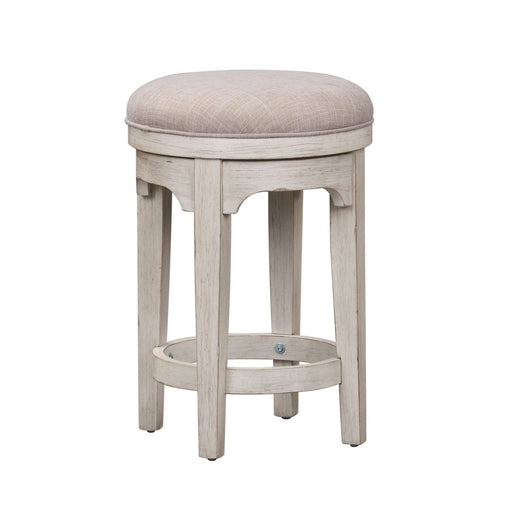 Farmhouse Reimagined Console Swivel Stool - Plourde Furniture Co (Caribou, ME)