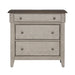 Ivy Hollow 3 Drawer Bedside Chest w/ Charging Station in Weathered Linen image