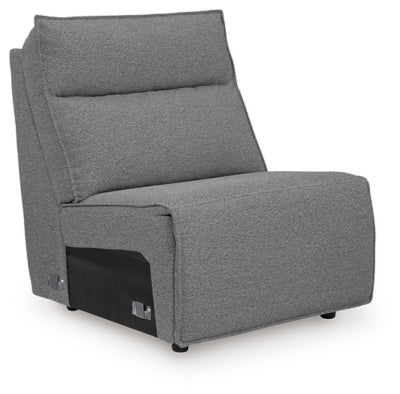 Modmax Reclining Sectional with Audio Console - Plourde Furniture Co (Caribou, ME)