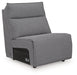 Modmax Reclining Sectional with Audio Console - Plourde Furniture Co (Caribou, ME)