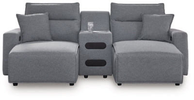 Modmax Power Reclining Sectional with Chaise - Plourde Furniture Co (Caribou, ME)