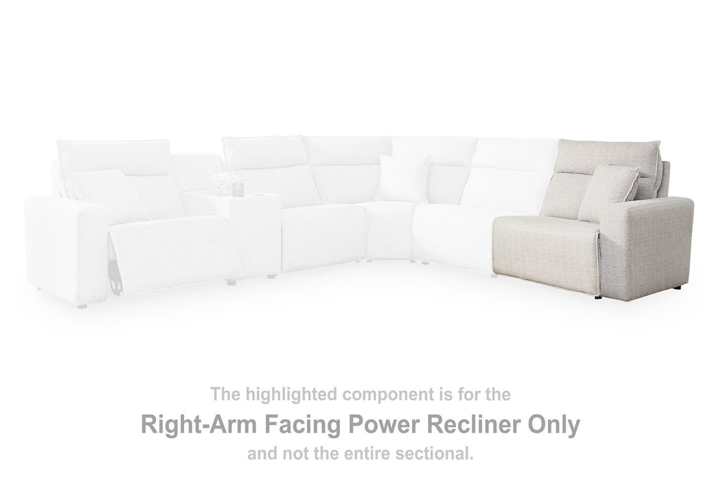 Modmax II Power Reclining Sectional with Audio Consoles - Plourde Furniture Co (Caribou, ME)