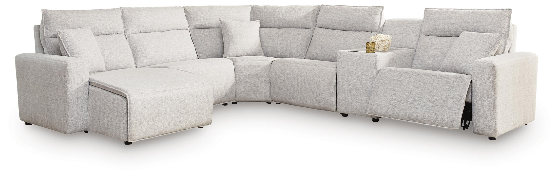 Modmax II Power Reclining Sectional with Chaise and Console