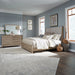 Brentwood King Uph Bed, Dresser & Mirror image