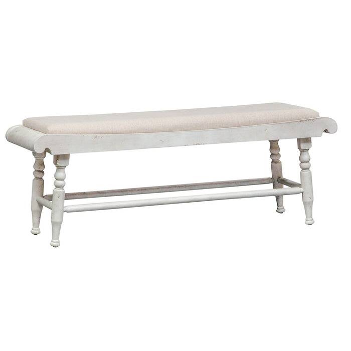 Whitney Bench in Weathered Gray - Plourde Furniture Co (Caribou, ME)