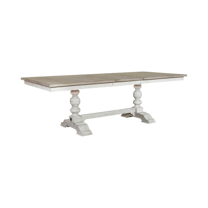 Whitney 7 Piece Trestle Table Set - Plourde Furniture Co (Caribou, ME)