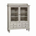 Whitney Display Cabinet in Weathered Gray - Plourde Furniture Co (Caribou, ME)