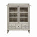Whitney Display Cabinet in Weathered Gray - Plourde Furniture Co (Caribou, ME)