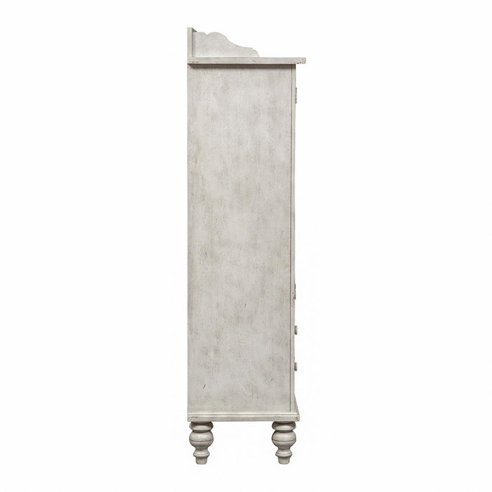 Whitney Display Cabinet in Weathered Gray - Plourde Furniture Co (Caribou, ME)