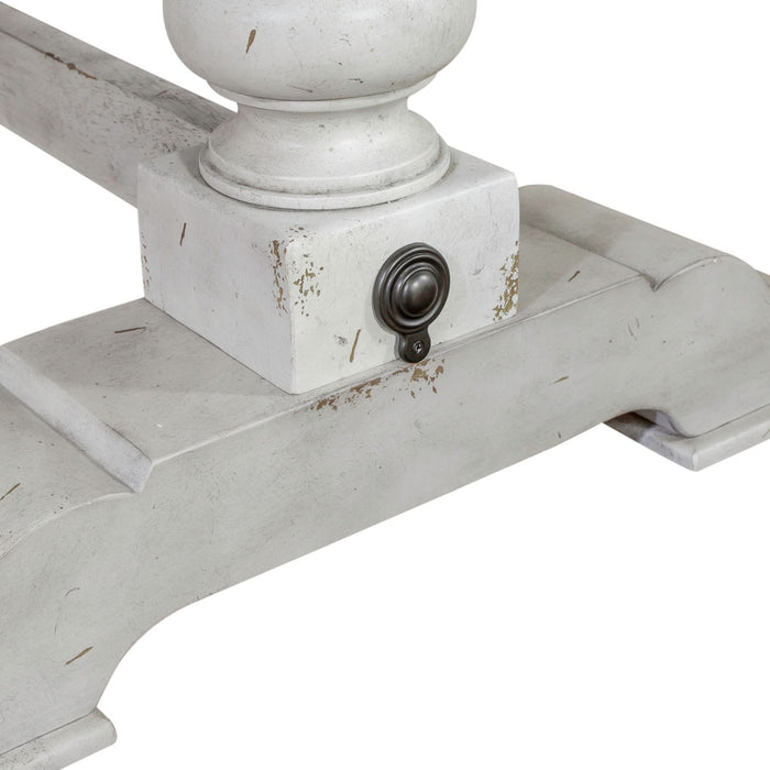 Whitney Trestle Table in Weathered Gray - Plourde Furniture Co (Caribou, ME)