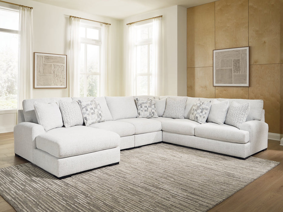 Misty-Lakes Sectional with Chaise - Plourde Furniture Co (Caribou, ME)