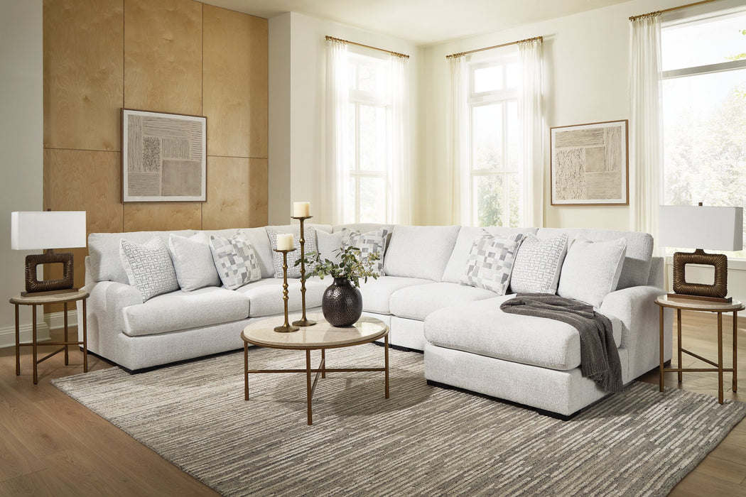 Misty-Lakes Sectional with Chaise - Plourde Furniture Co (Caribou, ME)