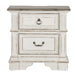 Abbey Park Drawer Nightstand in Antique White image
