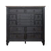 Americana Farmhouse 12 Drawer Chesser in Black image