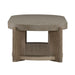 Affinity Oval Cocktail Table in Dusty Taupe with Concrete Top - Plourde Furniture Co (Caribou, ME)