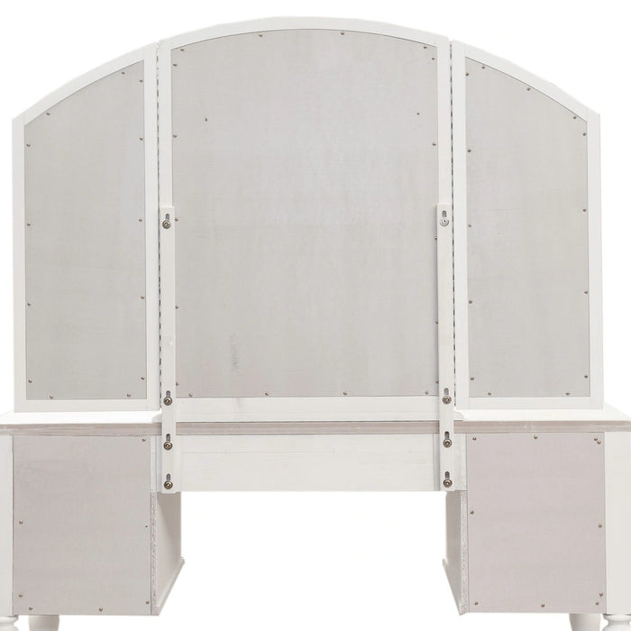 Summer House Vanity Mirror in Oyster White image