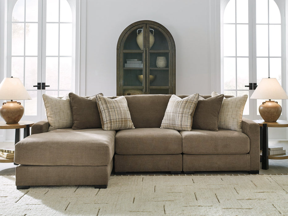 Camellia-Court Sectional with Chaise - Plourde Furniture Co (Caribou, ME)