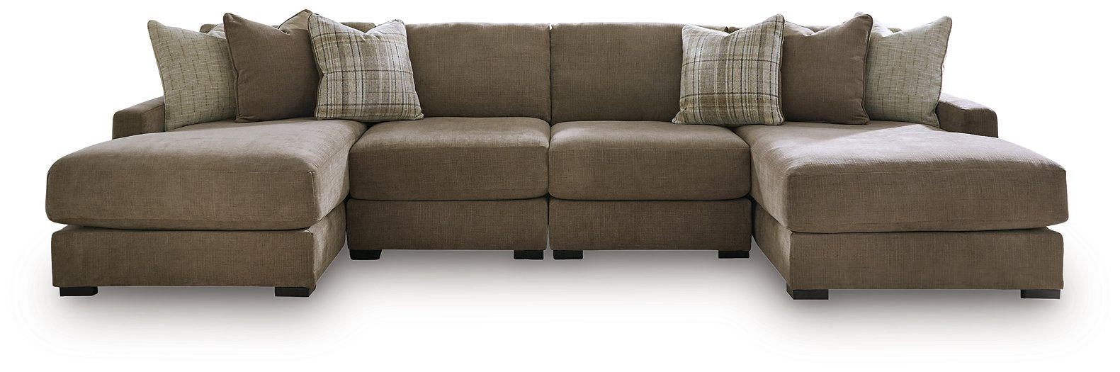 Camellia-Court Double Chaise Sectional - Plourde Furniture Co (Caribou, ME)