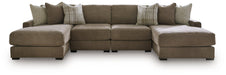 Camellia-Court Double Chaise Sectional - Plourde Furniture Co (Caribou, ME)