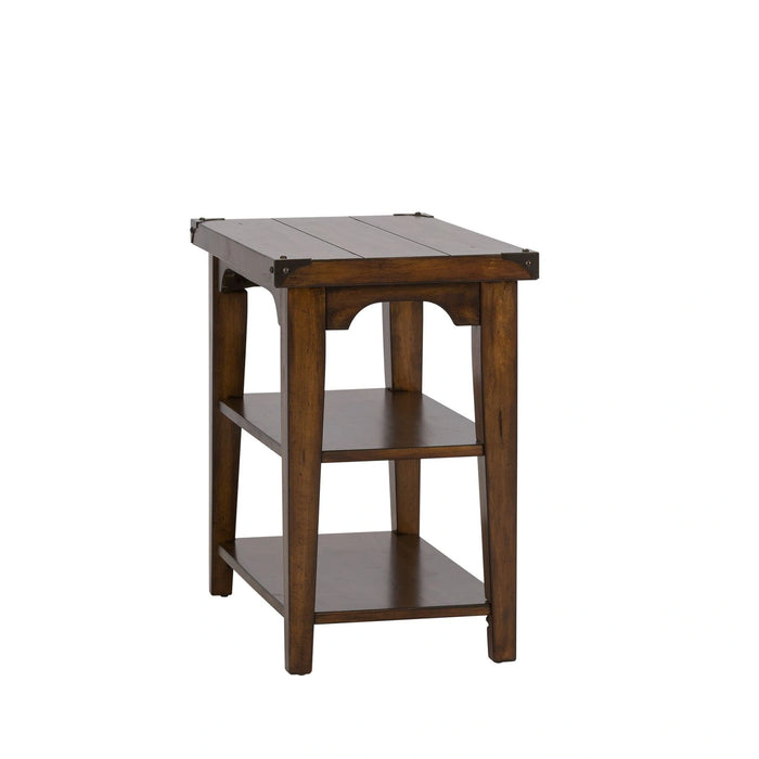 Aspen Skies Chair Side Table in Russet Brown image