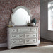Magnolia Manor King California Panel Bed, Dresser & Mirror image