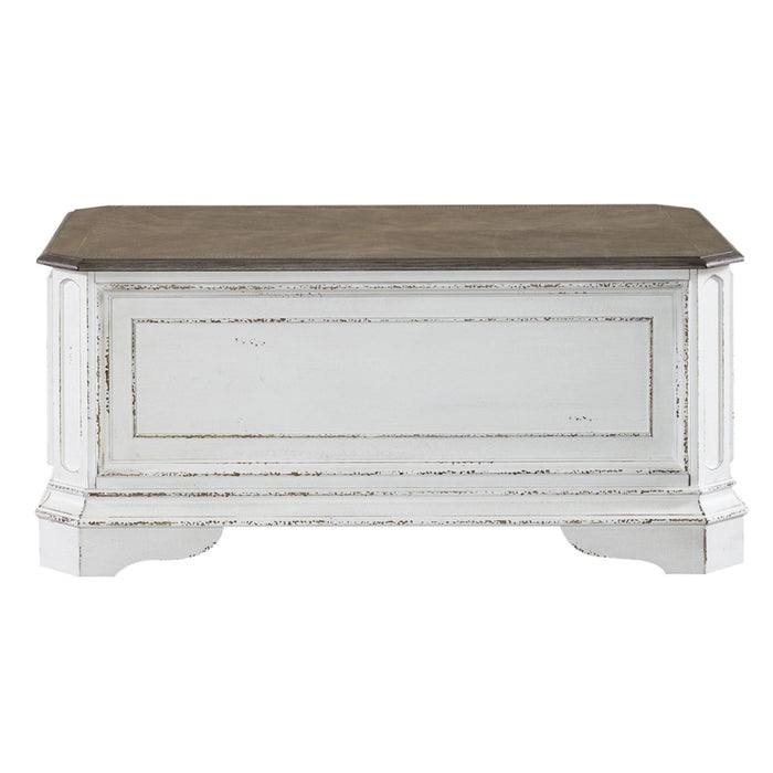 Magnolia Manor Storage Trunk in Antique White image