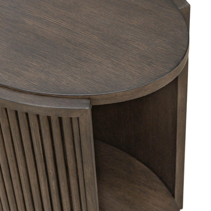 City View Chairside Table in Coffee Bean image