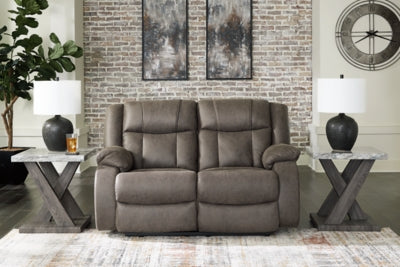 First Base Reclining Loveseat - Plourde Furniture Co (Caribou, ME)